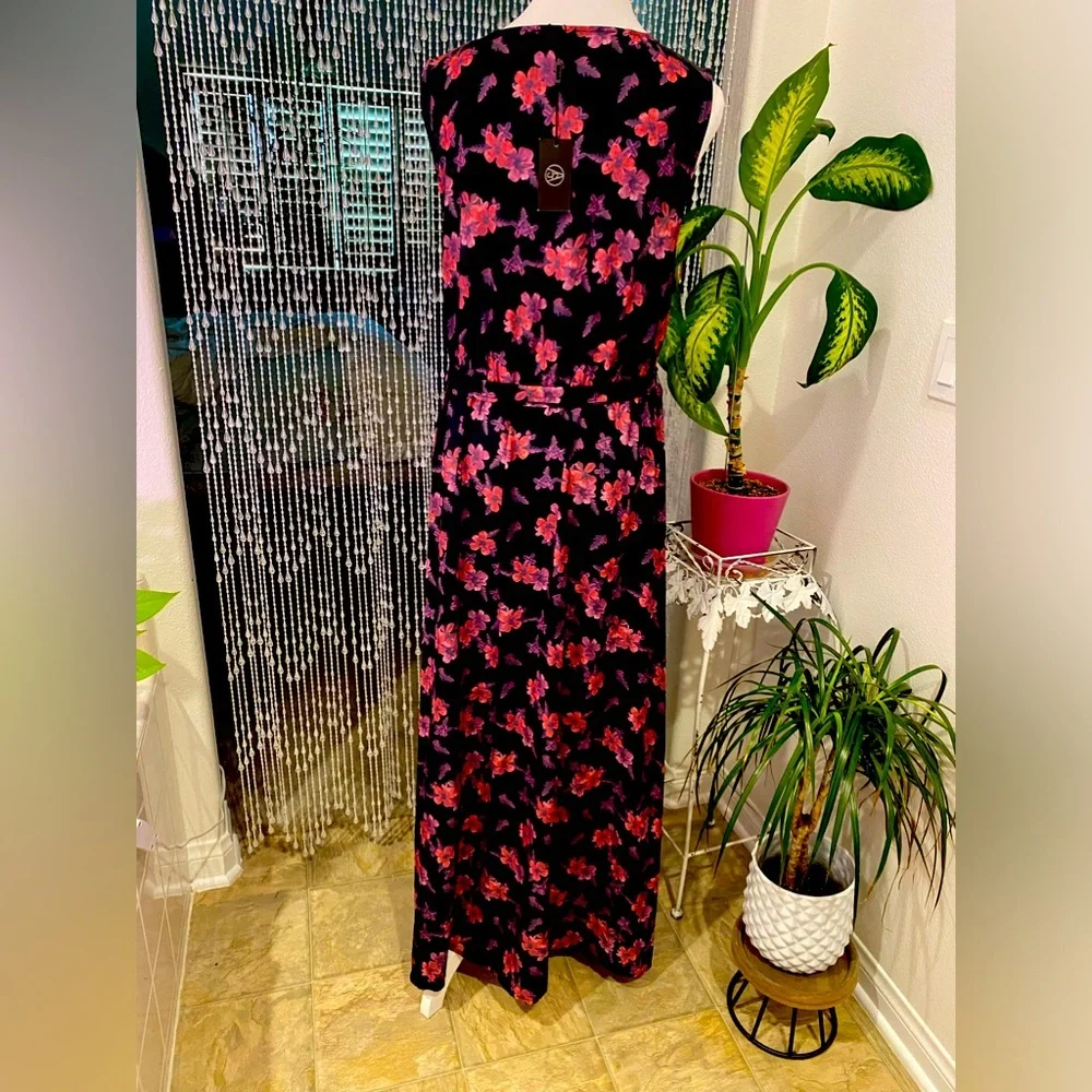 SUITE ALICE MAXI FLORAL VACATION READY DRESS NWT - Picture 4 of 6
